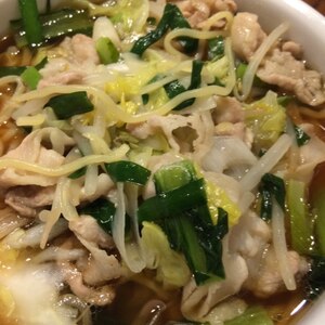 肉野菜炒めラーメン＊